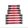 GPM Upgrades Aluminium 6061-T6 Adjustable Tie Rods for 1/18 4WD TRX4M Ford Bronco (97074-1) Rc Cars (red) view 1