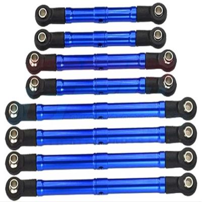 GPM Upgrades Aluminium 6061-T6 Adjustable Tie Rods for 1/18 4WD TRX4M Ford Bronco (97074-1) Rc Cars (Blue)
