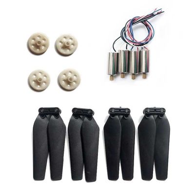 ABZEKH Drone Accessories for SJRC Z5 RC Quadcopter Drone Propellers for Blades Big Gears Motor Spare (Color : Purple)