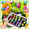 AIVEI Easter Egg Fillers Light Up Rings - 28Pcs Glow in the Dark Party Favors, Easter Basket Stuffers Toys Gifts for Kids Teens Girls Boys view 4