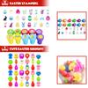 Suxkbo 102 PCS Premium Easter Party Favors Assortment Toys for Kids,Basket Stuffers, Eggs Fillers Gifts, Easter Eggs Hunt, Pinata Filler Goodie Bags Stuffers Classroom Prizes Treasure Box Toys view 3