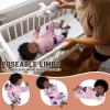 BABESIDE Lifelike Reborn Baby Dolls Black - 17-Inch Baby-Soft Body & Curls Realistic-Newborn Baby Doll African American Real Life Baby Dolls Cloth Body w/Gift Box for Kids view 4