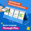 Aizweb Sentence Building for Kids,Speech Therapy Learn to Read for Preschool Kindergarten 1st 2nd Grade Classroom Must Haves,Phonics Reading Learning Games,Special Education for Homeschool Supplies view 3