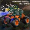 Bennol Remote Control Dinosaur Car for Boys Kids, 2.4Ghz RC Triceratops Truck Toy for Toddlers, Electric Hobby RC Car Toys with Light & Sound Spray for 3 4 5 6 7 8 Year olds Kids Boys Girls view 2