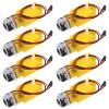 ACEIRMC 8pcs TT DC Gearbox Motor Dual Shaft 3-6V Gear Motor 200RPM Ratio 1:48 Shaft Motor with 2.54mm Wire for Arduino Smart Car Robot view 1