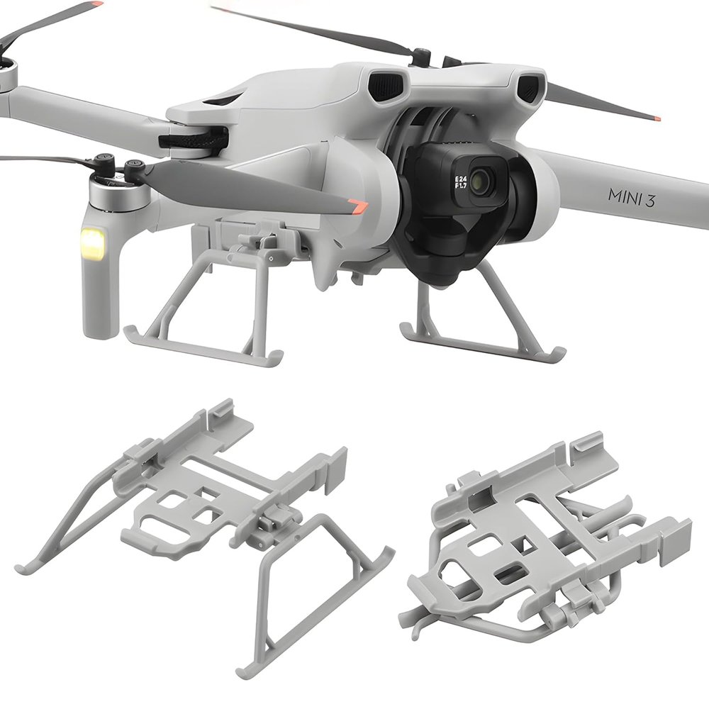 Craznick Mini 3 / Mini 3 Pro Landing Gear: Foldable Quick Release Extension Leg for DJI Mini 3 Series Drone Accessories