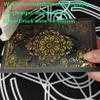 Jayiaine Tarot Cards for Beginners,Oracle Waterproof Cards Deck with Guidebook Prophecy, Fortune Teller Game Set for Family Reunion Expert Reader for Christmas Birthday, Black view 2