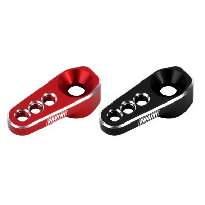 INJORA 25T Servo Horn Upgrade Accessories for 1/18 TRX4M Stock Servo(Black & Red)