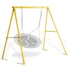 550lbs Swing Stand A Frame Heavy Duty, 71 Height Full Metal Frame,Anti-Rust and All Weather Resistance,Suit Saucer Swing Chair for Kids in Backyard,Outdoor,Playground (Yellow Frame only) view 1