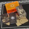 Jayiaine Tarot Cards for Beginners,Oracle Cards Deck with Guidebook Prophecy Waterproof Cards, Fortune Teller Game Set for Family Reunion Expert Reader for Christmas Birthday, Black view 1