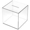 Clear Piggy Bank, Transparent Acrylic Money Bank Simple Coins Saving Pot Cash Container Box for New Years view 1