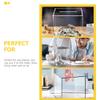 Clear Piggy Bank, Transparent Acrylic Money Bank Simple Coins Saving Pot Cash Container Box for New Years view 3