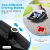 OLAKIDS Bumper Car for Toddlers, 12V Kids Electric Ride on Toy with Remote Control, Battery Powered Vehicle Racer for Baby, 360 Degree Spin Rotation, Colorful Flashing LED Lights, Music (Black) view 3