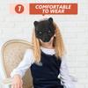 Black Bear Mask, Animal Head Mask for Carnival Cosplay Masquerade Party Photography Prop view 3