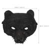Black Bear Mask, Animal Head Mask for Carnival Cosplay Masquerade Party Photography Prop view 4