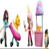 Adopt Me! Hospital and Ice Cream Parlour - Friends Pack Bundle - Amazon Exclusive - Top Online Game - Exclusive Virtual Item Code Included - Fun Collectible Toys, Ages 6+ view 2