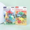 16 PCS Dinosaur Puzzle Erasers, 3D Dinosaur Pencil Erasers for Student Teacher Classroom Prizes Back to School Supplies view 2