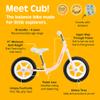Retrospec Cub 2 Toddler 12" Balance Bike, 18 Months - 3 Years Old, No Pedal Beginner Kids Bicycle for Girls & Boys, Flat-Free Tires, Adjustable Seat, & Durable Frame view 3