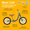 Retrospec Cub 2 Toddler 12" Balance Bike, 18 Months - 3 Years Old, No Pedal Beginner Kids Bicycle for Girls & Boys, Flat-Free Tires, Adjustable Seat, & Durable Frame view 3
