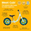 Retrospec Cub 2 Toddler 12" Balance Bike, 18 Months - 3 Years Old, No Pedal Beginner Kids Bicycle for Girls & Boys, Flat-Free Tires, Adjustable Seat, & Durable Frame view 3