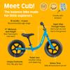 Retrospec Cub 2 Toddler 12" Balance Bike, 18 Months - 3 Years Old, No Pedal Beginner Kids Bicycle for Girls & Boys, Flat-Free Tires, Adjustable Seat, & Durable Frame view 3
