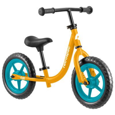 Retrospec Cub 2 Toddler 12" Balance Bike, 18 Months - 3 Years Old, No Pedal Beginner Kids Bicycle for Girls & Boys, Flat-Free Tires, Adjustable Seat, & Durable Frame