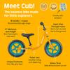 Retrospec Cub 2 Toddler 12" Balance Bike, 18 Months - 3 Years Old, No Pedal Beginner Kids Bicycle for Girls & Boys, Flat-Free Tires, Adjustable Seat, & Durable Frame view 3