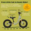 Retrospec Cub Plus Toddler Balance Bike for Boys & Girls Ages 18 Months - 4 Years with Adjustable Seat, Handlebars & V-Brake, Lightweight Frame, Air-Filled Tires view 3