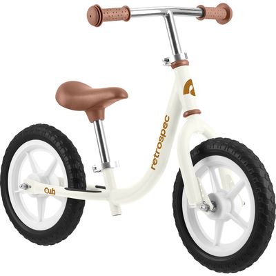 Retrospec Cub 2 Toddler 12" Balance Bike, 18 Months - 3 Years Old, No Pedal Beginner Kids Bicycle for Girls & Boys, Flat-Free Tires, Adjustable Seat, & Durable Frame