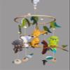 Australian Mobile for Crib Australian Animals Baby Nursery Decor Handmade cot Mobile Hanging Felt Animals Mobile view 2