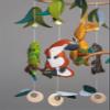 Australian Mobile for Crib Australian Animals Baby Nursery Decor Handmade cot Mobile Hanging Felt Animals Mobile view 3