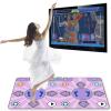 Fabater Wireless Electronic Dance Mat for TV Gaming, Non-Slip Double User Dance Pad with Music & Fitness Games, Interactive Step Mat Family Fun, Portable Dance Floor for Boys Girls Gift view 3