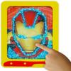 DoodleJamz Marvel JellyPics - Sensory Drawing Pads Filled with Non-Toxic Squishy Beads and Gel  Includes Stylus, Removable 2-Sided Emoji Backer Card (Iron Man, Series 1) view 1