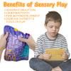 5 Pcs Marble Maze Mat Sensory Fidget Stress Relief Toys,Sensory Mat Anxiety Calming Toys,Tactile Sensory Toys for Kids Adults Teens Autism with Special Needs School Classroom Home Supplies,2 Sizes view 2