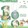 Wild One Piata Number 1 Pull String Mini Piata with Blindfold Bat Confetti Wild One 1st Birthday Party Decorations Safari Jungle Party Supplies 16.1 x 10.9 x 2.76 Inch view 3