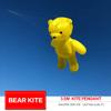Soft Inflatable Bear Kite Line Laundry for Adults Yellow Animal Bear Show Kite Pendant view 3