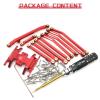HOPLEX Aluminum High Clearance Chassis Links and Steering Links Set 1.27mm RC Screwdriver for 1/24 Axial SCX24 Bronco AXI00006 C10 AXI00001 Upgrade Parts(Red) view 2