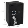 Kids' Safe Piggy Bank, Metal Safe with Key, Money Saving Box for Children, Boys Girls Best Giftoney Banks (Black, One Size) view 2