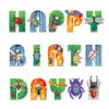 CC HOME Insect Birthday Party Supplies Insect Birthday Banner, Cute Insect Bunting Sign Insect Happy Birthday Banner for Insect Theme/Insect Theme Baby Shower Decorations view 2