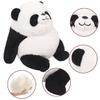 ARELUX Cute Panda Plush Stuffed Animals Pillow:Soft Panda Plushie Toys Fat Hugging Plush Dolls Bedtime Kawaii Sleeping Plushie Home Decor Gifts for Girls Boys Kids Friend Birthday Christmas 10in view 4