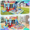 WONFUY Bounce House for Kids 13X11ft Outdoor Indoor Bouncy House with Blower Jumping Castle Water Slide Climbing Wall and Pool Splash, Backyard Fun Rocket Inflatable Slide Bouncer Ages 3-10 Years view 2