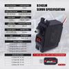 AGFRC B24CLM 6KG HV Waterproof Coreless 1/16 Scale RC Steering Servo and HSS16AG 25T Metal Servo Horn view 2