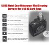 AGFRC B24CLM 6KG HV Waterproof Coreless 1/16 Scale RC Steering Servo and HSS16AG 25T Metal Servo Horn view 3