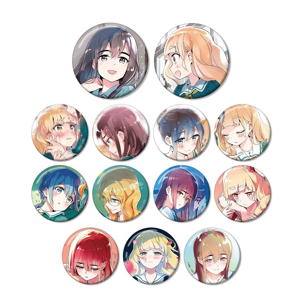 My Lilies Are Work! Trading Tin Badges Box of 13