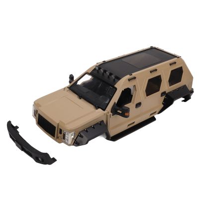 RC Body Shell, 324mm Wheelbase Plastic RC Car Shell Desert Yellow Accessory Spare Parts for 1/10 RC