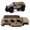RC Body Shell, 324mm Wheelbase Plastic RC Car Shell Desert Yellow Accessory Spare Parts for 1/10 RC view 2