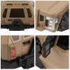 RC Body Shell, 324mm Wheelbase Plastic RC Car Shell Desert Yellow Accessory Spare Parts for 1/10 RC view 3