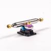 RACOFSB Fingerboard Trucks with Upgraded Urethane Bushings and Pivot Cup,34mm 32mm Width,Normal Kingpin (Black, 32mm) view 2