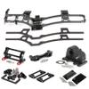 Carbon Fiber LCG Chassis Kit, RC Frame Chassis Kit for 1/10 RC Rock Crawle, Lightweight Thickened Cheater Rigs Frame Rails for 1/10 RC Rock Crawler Axial SCX10 view 1