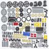 ASTEM 270PCS Technic-Parts.Gear-Differential-Gearbox-Rack,Pin-Connector Axle Cross Axle-Connector-Piece-Set Chain-Link-Pins Connector Joints Brick Building-Bricks-Block-Technical Toys view 1